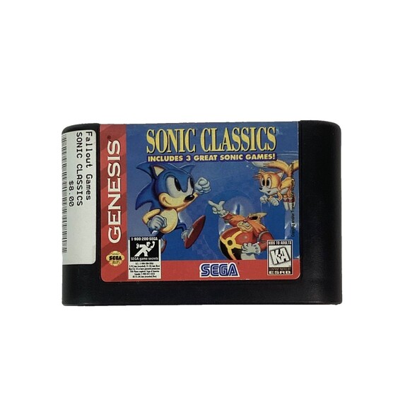 Sega Genesis - Sonic Classic 3-in-1 + Sonic The Hedghog 2 - Picture 2 of 11